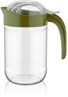 IRIS C-00130 Alegre olaj és ecet kiöntő üvegkancsó 660ml, zöld