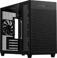 ASUS - Prime AP201 TG MicroATX számítógépház - Fekete