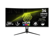 MSI 34" Gaming 342CQR E2 UWQHD VA LED 180Hz HDMI/DP ívelt gamer monitor