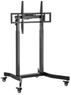 Equip TV állvány - 650632 (55"-100" álló, dönthető, állítható magasság, gurulós, motoros, Max.:120kg, fekete)