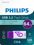 USB Flash Ram 64GB Philips Magic Purpe 3.2 - PH114999