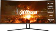 Dahua Monitor 34" Gaming - LM34-E330C (VA; 21:9; 3440x1440; 1ms; 165Hz; 350cd; HDMIx2; DPx2; Ívelt)