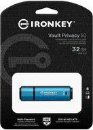 Kingston USB 3.2 IRONKEY VAULT PRIVACY FLASH DRIVE 50 32GB - IKVP50