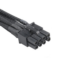akasa - FLEXA V8 8 tűs VGA tápkábel, 40 cm-es hosszabbító - AK-CBPW09-40BK
