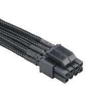 akasa - FLEXA P8 8 tűs ATX tápegység 40 cm-es hosszabbító kábel AK-CBPW08-40BK