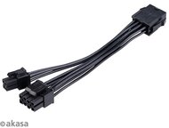 Akasa - 8 tűs - 8+4 tűs hálózati adapterkábel - AK-CBPW22-15