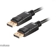 Akasa - 8K DisplayPort - DisplayPort kábel - AK-CBDP21-20BK
