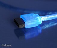 akasa - Kék-UV 6 Gb/s SATA3 kábel - AK-CBSA01-10BV