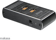 akasa - USB intelligens töltő -"AK-SC01-BK