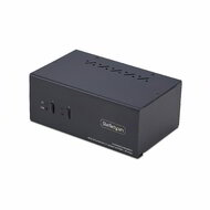 Startech - 2 portos, dupla monitoros DisplayPort és HDMI KVM kapcsoló - P2ADDH462-KVM-SWITCH