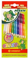 Jolly Superstick Crazy 12 db/24 szín kétvégű színesceruza készlet