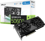 PNY RTX5060TI - 8GB Overclocked Dual Fan - VCG5060T8DFXPB1-O