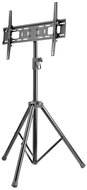 Manhattan TV állvány - Háromlábú, dönthető TV állvány Fekete (max.VESA:600x400)(37"-70"-ig) 35kg teherbírás - 461412
