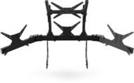 Trak Racer - Szimulátor kiegészítő - Large Cockpit-Mounted Quad Monitor Stand - 1200mm / 47.25" Wide - MS-CM-QD2