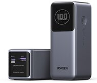 UGREEN - Nexode Power Bank, 12000mAh, 100W, Okos Digitális kijelzés - Szürke - 35526B