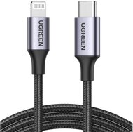 UGREEN - kábel USB-C - Lightning, PD, Fast Charging , 3A, 480 Mbps, 2m - Fekete - 60761