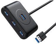 UGREEN - USB 3.0 HUB 4 port, USB-A, 1m - Fekete - 20291