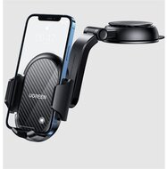 UGREEN - Autós telefon tartó 4,7" - 7,2" tapadókorongos, vízesés alakú, 360°-ban elforgatható, fekete - 20473