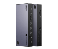 UGREEN - Dokkoló állomás 13 az 1-ben, Triple Display, 8K@30Hz, Thunderbolt HUB, Ethernet, HDMI 2.1, DP 1.4, 60W - Szürke - 25085EU