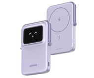 UGREEN - Uno Magnetic Wireless Power Bank 10000mAh 30W USB-C - Lila - 35606