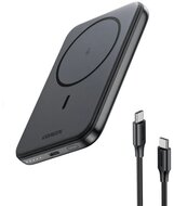 UGREEN - Power Bank mágneses, vezeték nélküli töltés, 10000mAh, 15W vezeték nélkül - Szürke - 25919