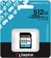KINGSTON - SDXC CANVAS GO! PLUS (GEN 4) 512GB - SDG4/512GB