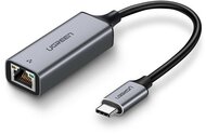 UGREEN - USB-C 10/100/1000M Ethernet Adapter, szürke - 50737