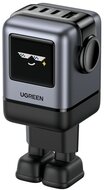UGREEN - Nexode RG (Robot GaN) 100W USB/3xUSB-C fekete hálózati töltő - 45515B