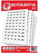 ICO Süni A5 4 lap betűkártya