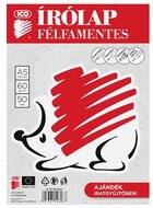 ICO Süni A5 félfamentes 50db írólap