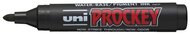 Uni PM-122 Prockey gömb hegyű fekete flipchart marker