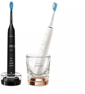 Philips - HX9914/57 - Sonicare DiamondClean 9000 szónikus elektromos fogkefe dupla csomag fekete és aranyrózsa színű