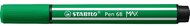 Stabilo Pen 68 MAX vágott hegyű zöld prémium rostirón