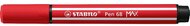 Stabilo Pen 68 MAX vágott hegyű piros prémium rostirón
