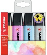 Stabilo BOSS ORIGINAL Pastel 4db-os szövegkiemelő készlet