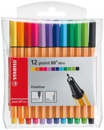 Stabilo Point 88 Mini 12db-os vegyes színű tűfilc készlet