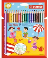 Stabilo Trio vastag 18db-os színes ceruza készlet