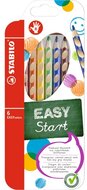 Stabilo Easy jobbkezes 6db-os színes ceruza készlet