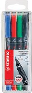 Stabilo OHPen 841 S 4db-os vegyes színű permanent marker készlet