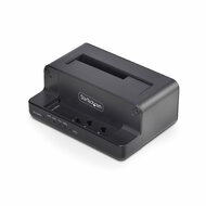 Startech - M.2 NVMe - 2.5/3.5" SATA meghajtó sokszorosító, kétrekeszes, önálló SSD klónozó/meghajtó dokkoló - N2-M2-SSD-DUPLICATOR