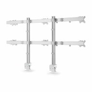 Startech - Hatmonitoros asztali konzol keresztléccel, akár 32 hüvelykes számítógép-képernyőkhöz - 6-MONITOR-ARM-A