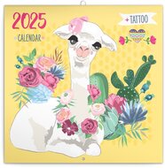 Realsystem 2025 Happy Llamas 6097-HL falinaptár