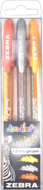 Doodlerz Glitter 3pcs set zselés toll