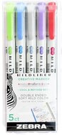 Zebra Mildliner Cool&Refined 5db-os kettős végű szövegkiemelő készlet