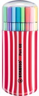 Stabilo Pen 68 Zebrui 20db-os piros filctoll készlet