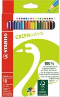 Stabilo Greencolors 18db-os színes ceruza készlet