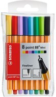 Stabilo Point 88 Mini Wallet 8db-os vegyes színű tűfilc készlet