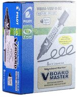 Pilot BeGreen V-Board Master 10 db/csomag fekete táblamarker