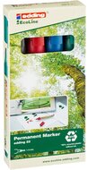 Edding 22 Ecoline 4db-os vegyes színű permanent marker készlet