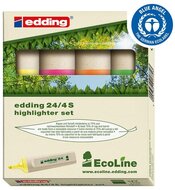 Edding 24 Ecoline 4db-os vegyes színű szövegkiemelő